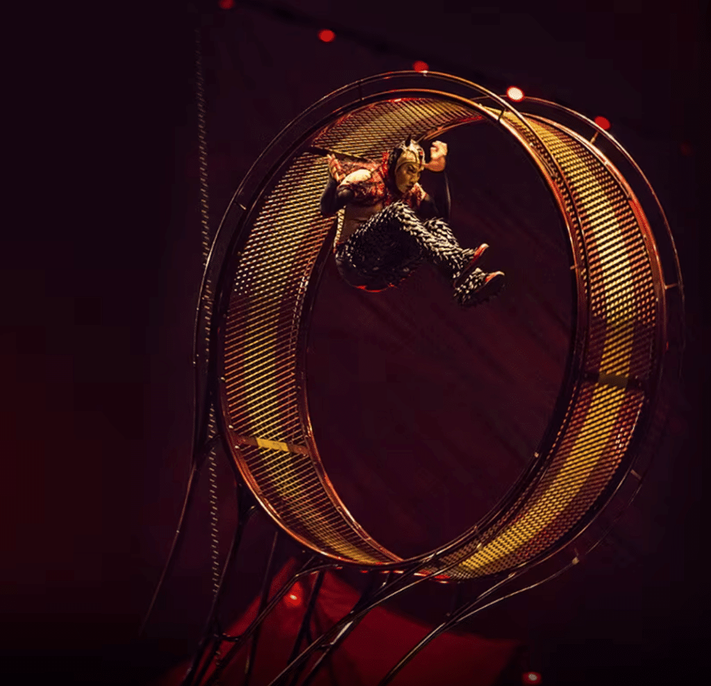 Experience the thrills of KOOZA by Cirque du Soleil.
